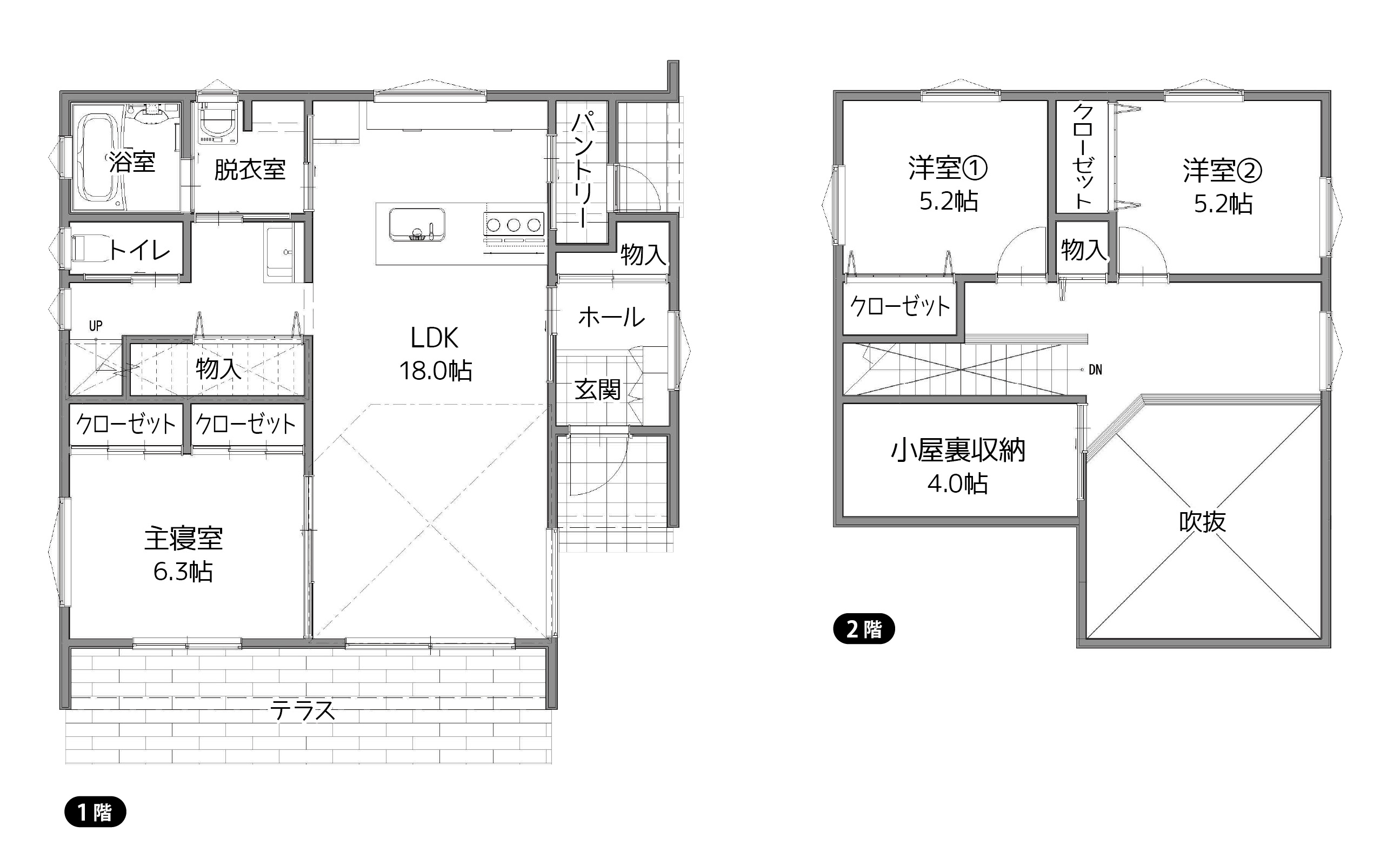 平屋と2階のいいとこ取り「準平屋住宅」
